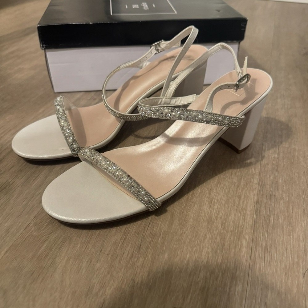 Elegant White Heels